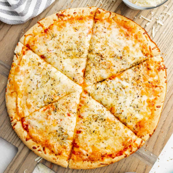 CHEESY CHEESE PIZZA